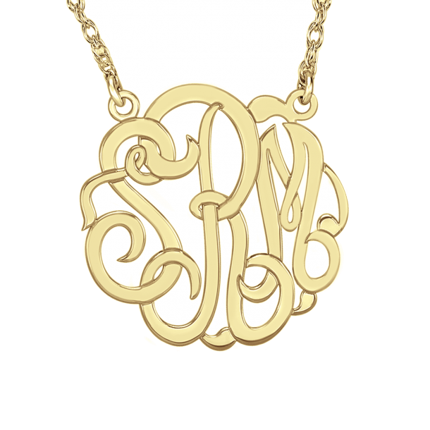 Alison and ivy monogram necklace on sale