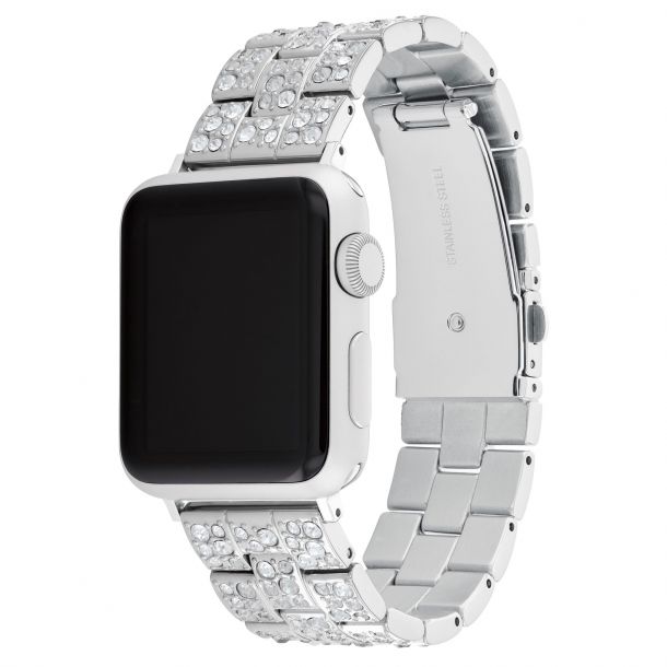 COACH Apple Watch Strap | Crystal Accent and Stainless Steel