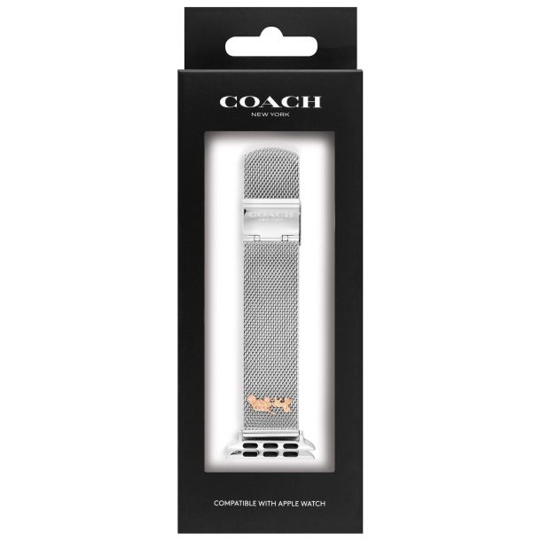 COACH Apple Watch Strap Stainless Steel Mesh - 38mm & 40mm