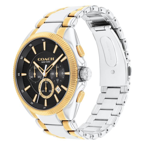 Coach watch two tone top