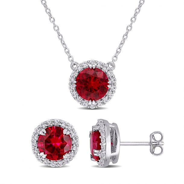 Ruby and sapphire necklace sets new arrivals