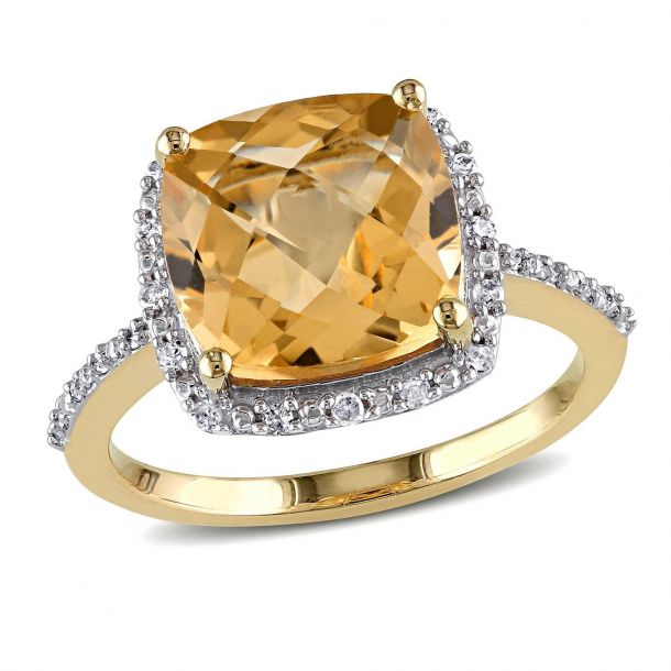 Cushion cut shop cocktail ring