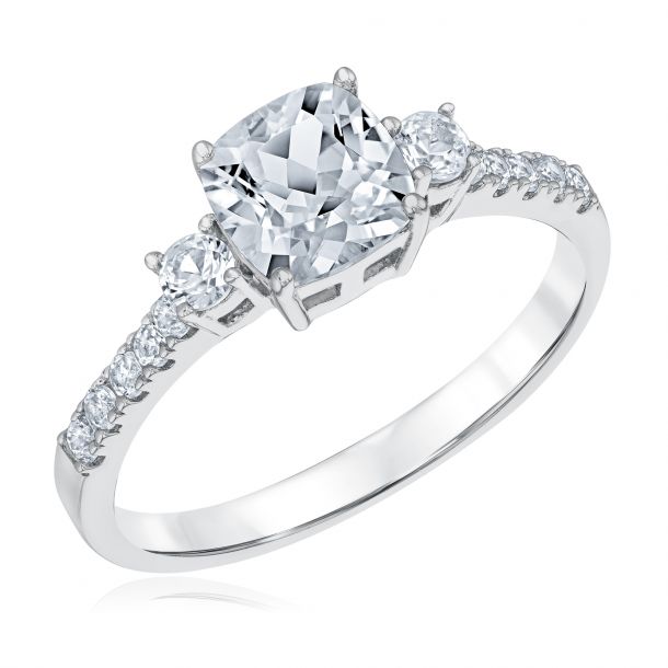 Created white hotsell sapphire rings