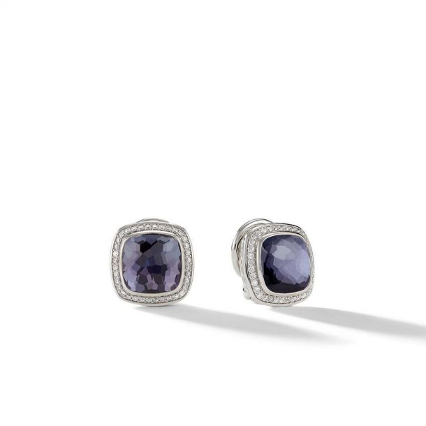 David yurman black new arrivals orchid earrings