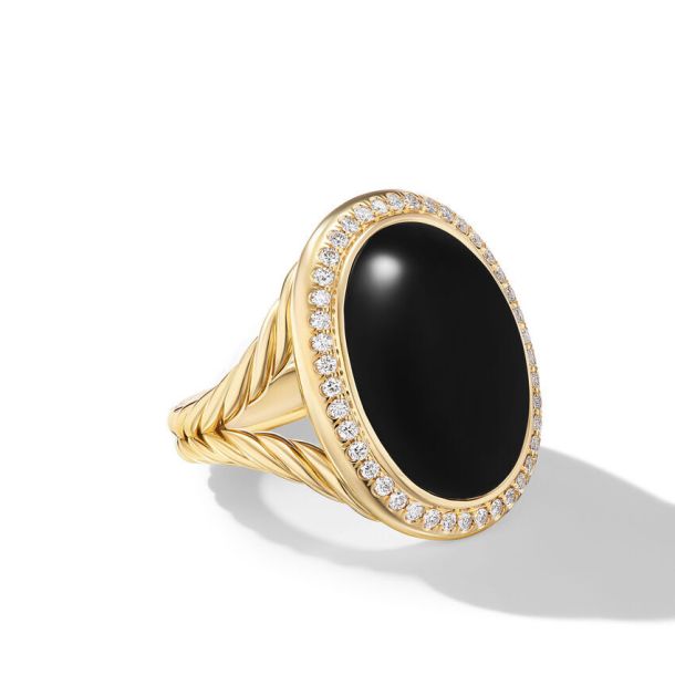 David yurman ring black stone deals