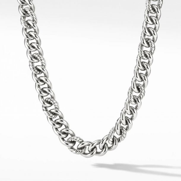 David Yurman Belmont Curb Chain Necklace