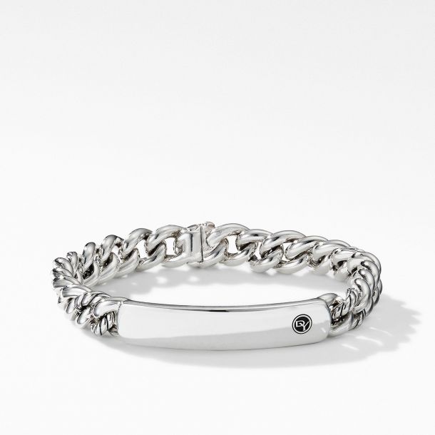 David Yurman Belmont Curb Link ID Bracelet 8mm Medium REEDS