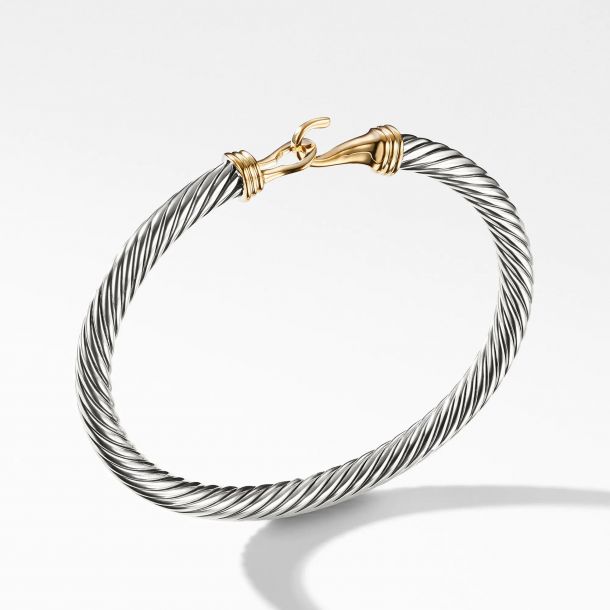David yurman cable hotsell classics bracelet with gold