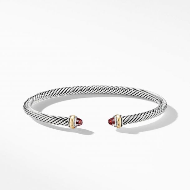 David yurman cable classics bracelet with 18k sales gold 4mm