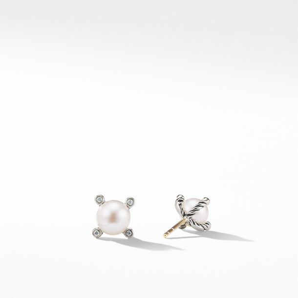 David yurman pearl hotsell earrings