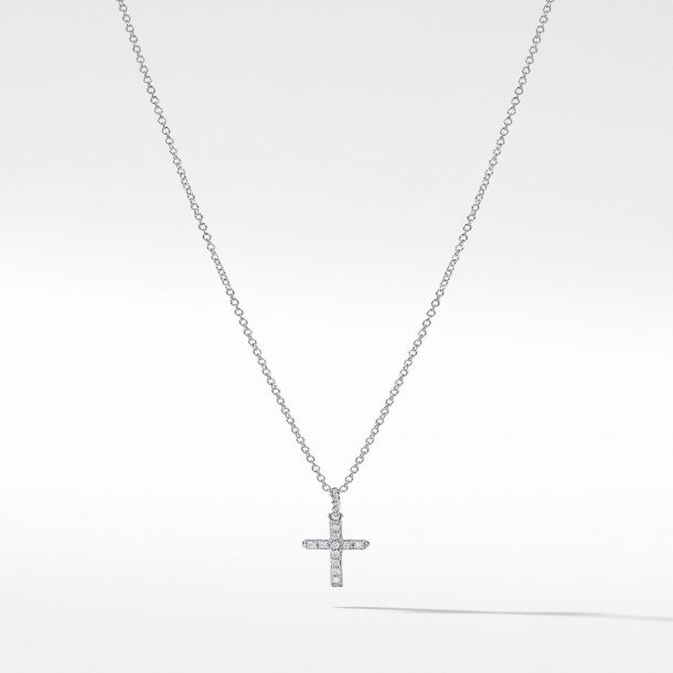 David yurman white gold necklace on sale
