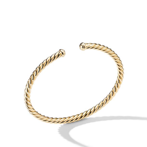 David yurman cable classics bracelet with 18k gold 4mm shop