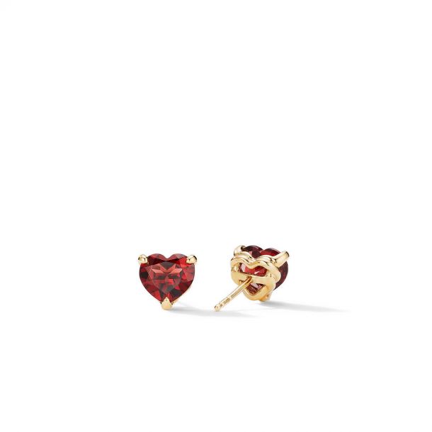 David yurman outlet heart stud earrings