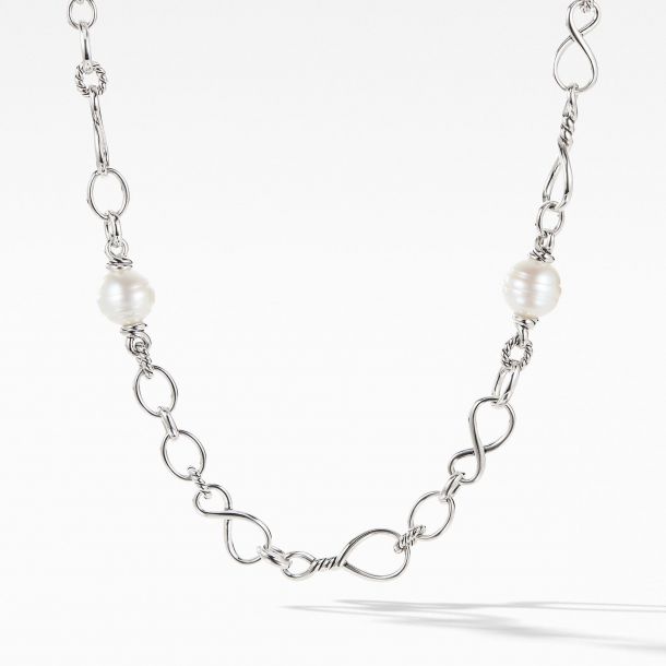 David Yurman Continuance Pearl Medium Chain Necklace