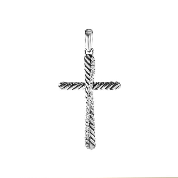 Yurman shop cross necklace