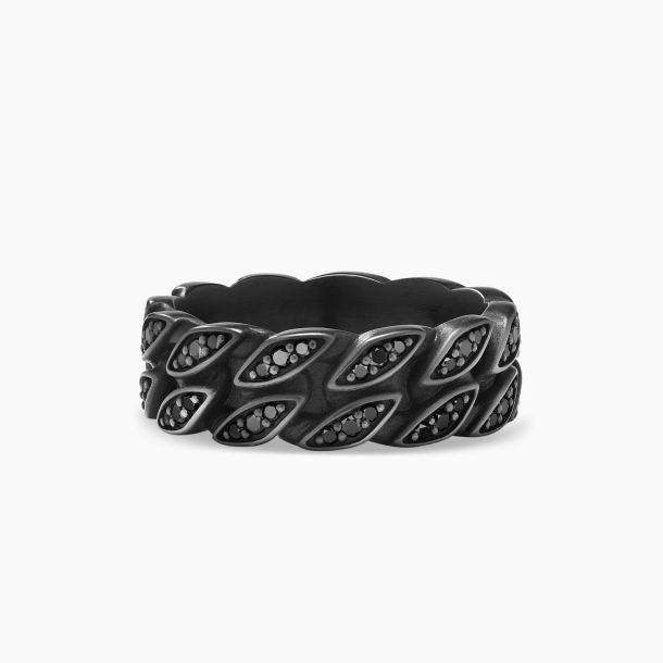 David yurman black diamond ring top