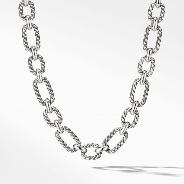 David yurman cushion link bracelet with blue sapphires top