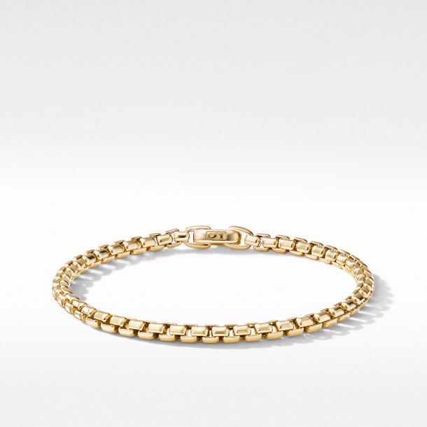 David Yurman DY Bel Aire Chain Bracelet in 18K Yellow Gold