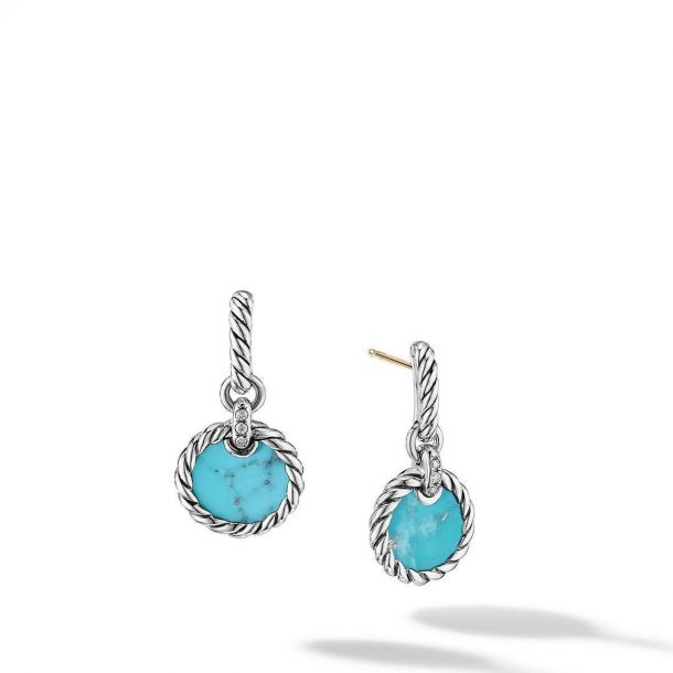 David Yurman Petite DY Elements Drop Earrings With 40 OFF