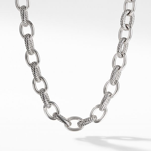 David Yurman Extra Large Oval Link Necklace REEDS Jewelers