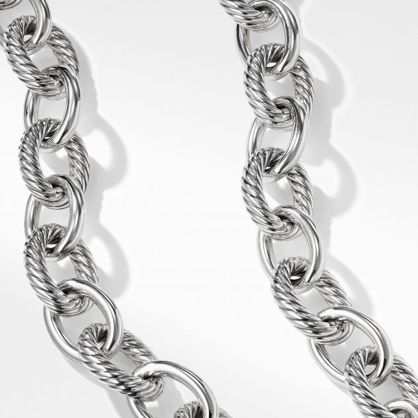 David yurman large oval link necklace store