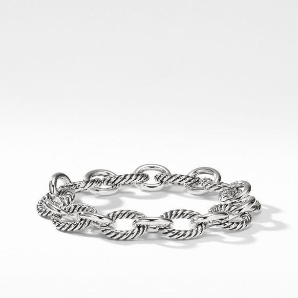 David Yurman Oval Link Chain Bracelet 12mm REEDS Jewelers