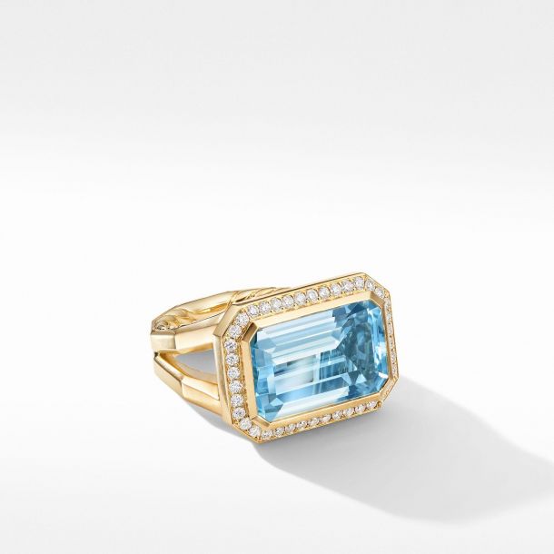 David yurman blue outlet stone ring
