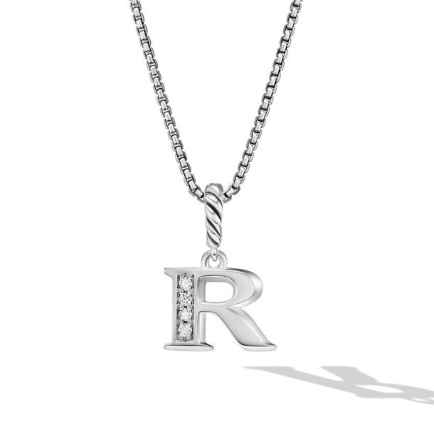 David yurman sales initial necklace silver