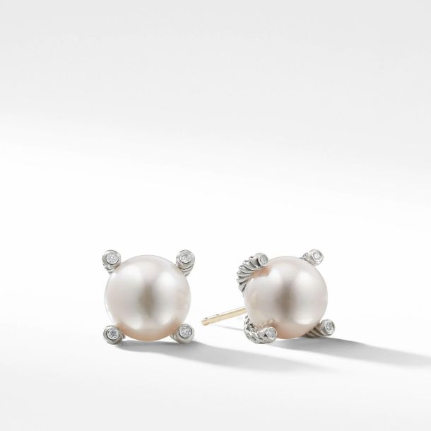 David yurman pearl earrings shop
