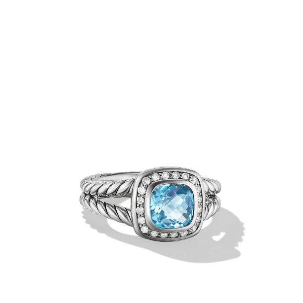 Blue topaz david yurman ring discount