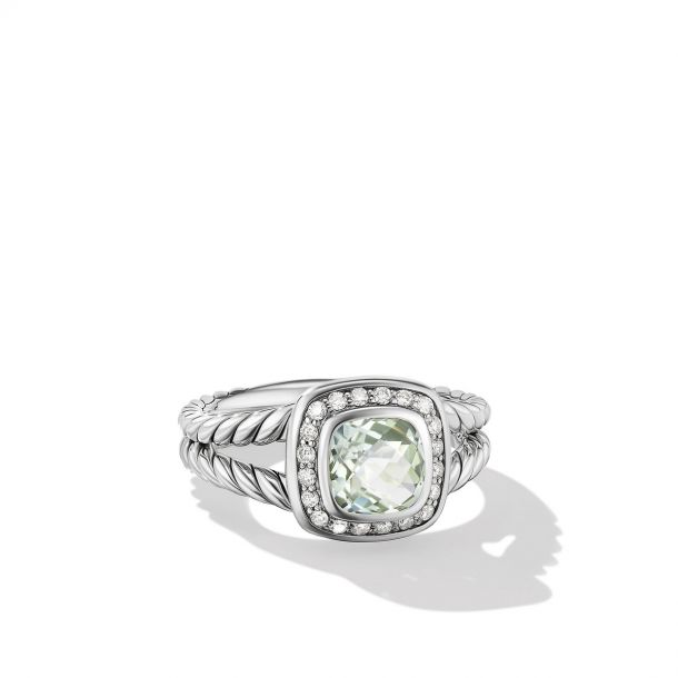 David yurman petite albion ring top prasiolite