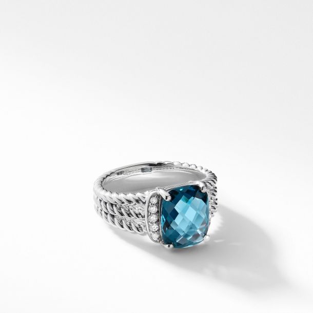 David yurman blue stone ring hotsell