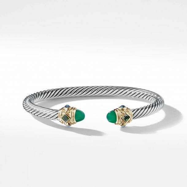 Green Onyx Clover Bracelet – Palmina