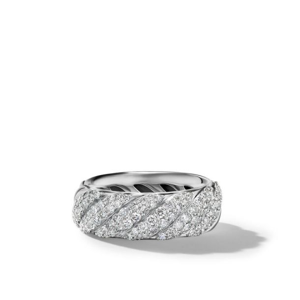 David yurman cable ring with diamonds hotsell