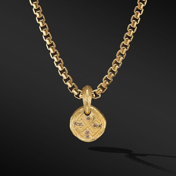 David yurman discount shipwreck coin pendant