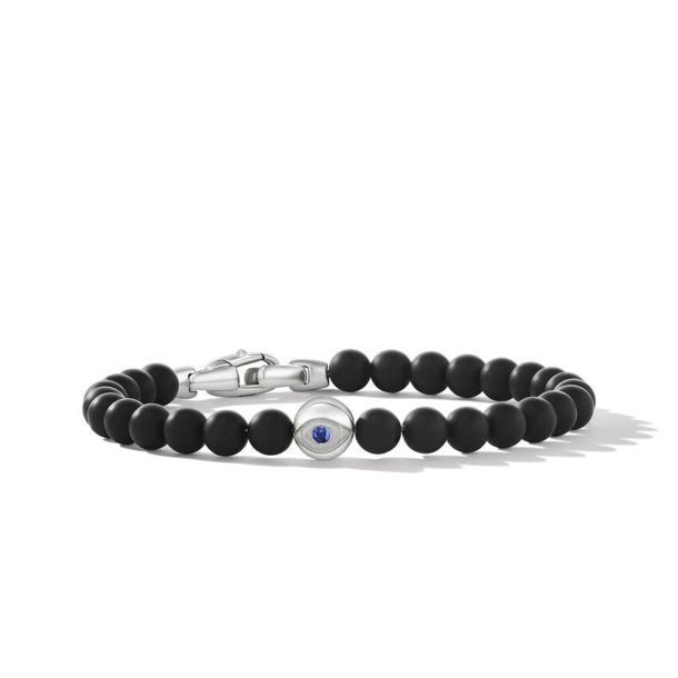 Marquise Evil Eye Diamond Pearl Bracelet | KAJ Fine Jewellery | Le Mill 6 In / White