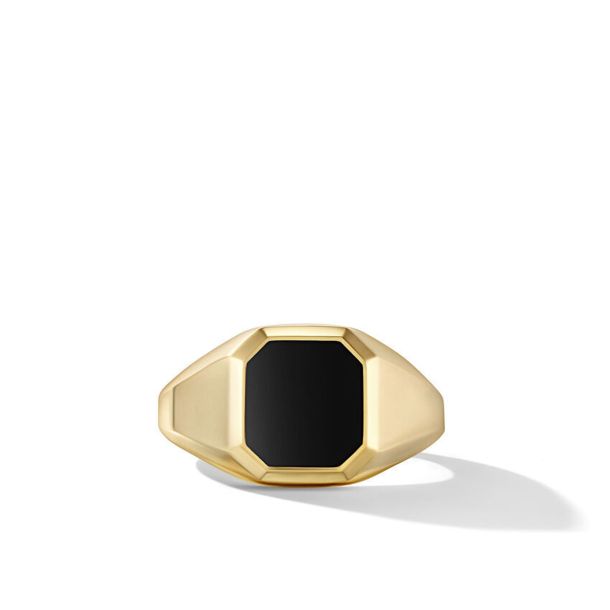 David yurman ring black stone hot sale