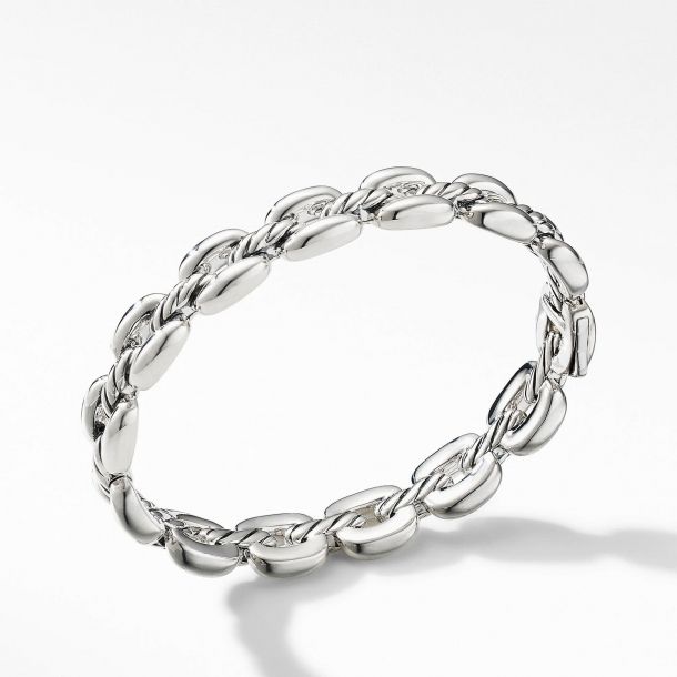David Yurman Thoroughbred Cushion Link Bracelet Large REEDS Jewelers