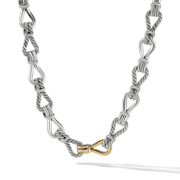1.7mm Sterling Silver Chains, Double Loops Chain, Double Rings
