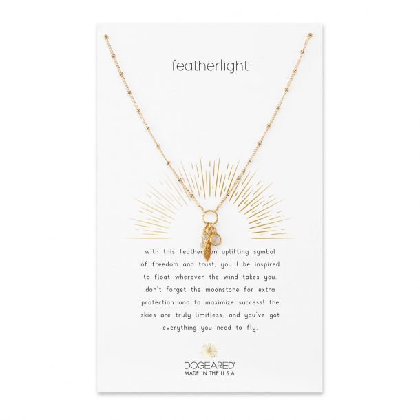 Dogeared on sale feather necklace