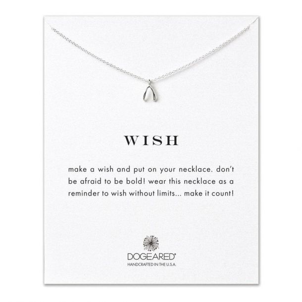 Dogeared wishbone necklace online