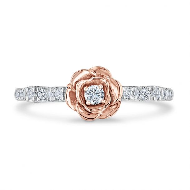Disney engagement rings rose gold cheap