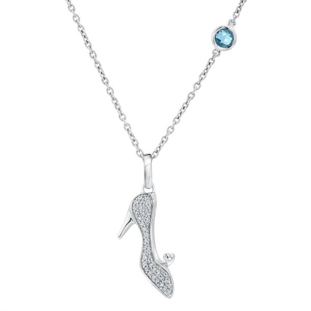 Diamond cinderella new arrivals slipper necklace