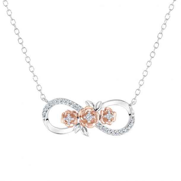 Diamond shop disney necklace