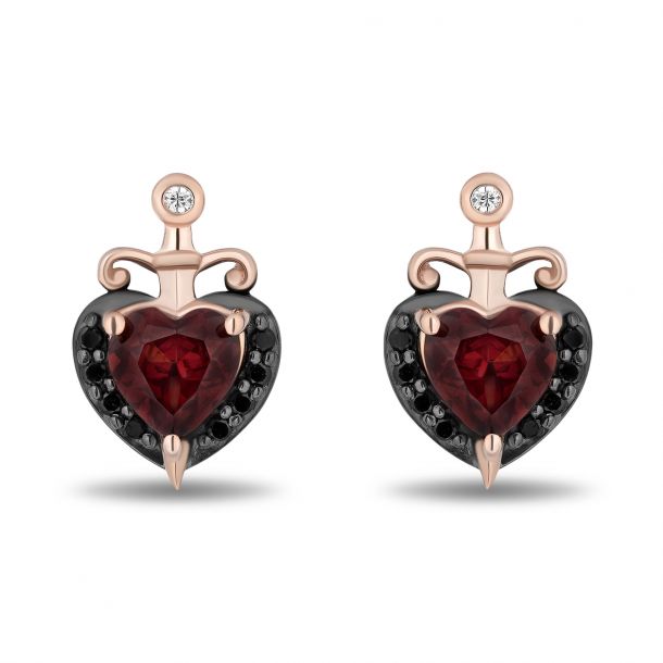 Disney diamond earrings clearance
