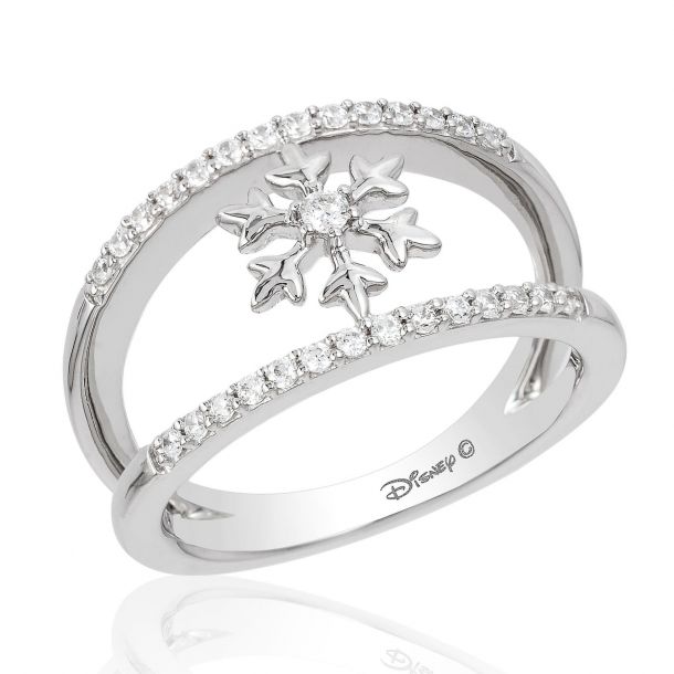 Enchanted disney elsa snowflake ring on sale