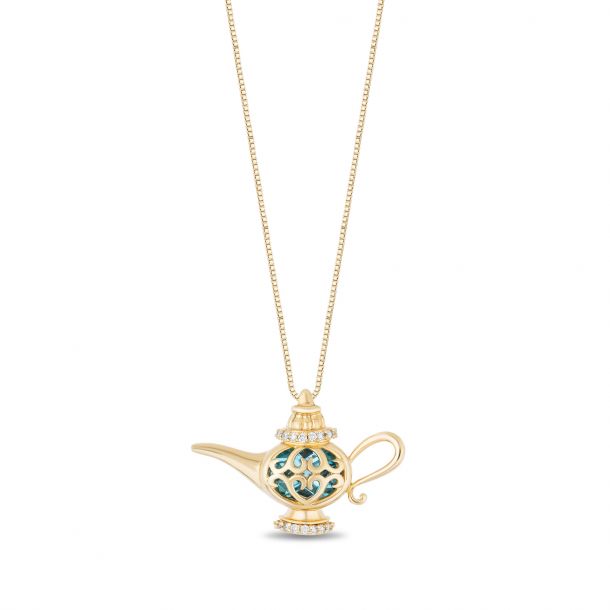 Disney aladdin new arrivals lamp necklace