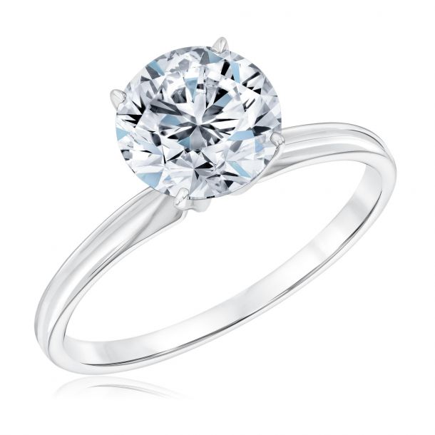 2ct Lab Grown Diamond Solitaire Engagement Ring REEDS Jewelers