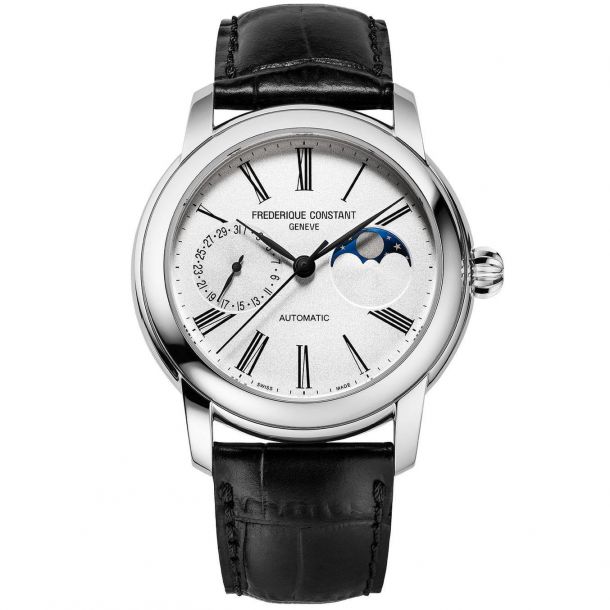Frederique constant black alligator strap store