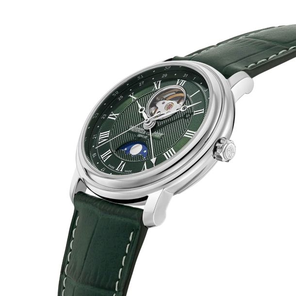 Frederique Constant Classics Heartbeat Moonphase Date Green Dial